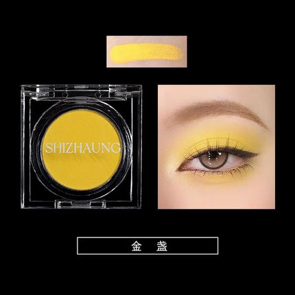 Chameleon Eyeshadow Powder Monochrome Matte Shimmer Metallic Glitter Gothic High Gloss High Colors Fine Flash lasting Eye Makeup