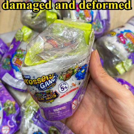 Genuine Capsule Toy Exported European American Grosserys Gangs Rubbish Bug Bin Series Figurines Collectible Box Broken Blind Box
