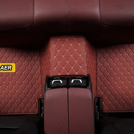 Custom Car Floor Mats For VW Polo Polo-Plus Polo-GTI Auto Carpets Foot Coche Accessorie