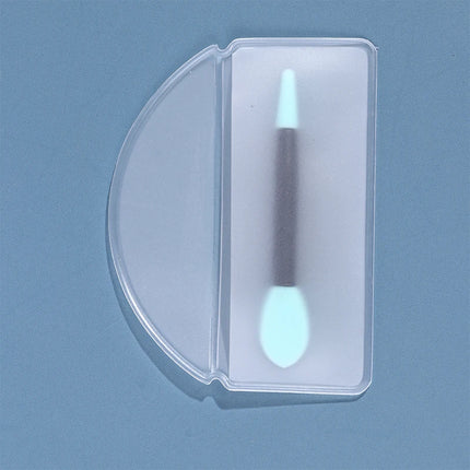 1PCS Small Makeup Brushes Lipstick Applicator Brushes With Anti-lost Cover For Lip Care Makeup Use Silicone Lip Brush