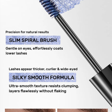 Waterproof Pink Diamond Glitter Mascara Shiny Sequins Eyelashes Quick Dry Lasting Curling Thick Sparkling Mascara Shimmer Makeup