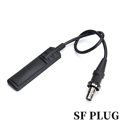 Tactical Surefire DS00 Scout Light Rear Cap Metal Tail Cap Dual Function Pressure Switch Cover Compatible with ST07 SR07 Switch