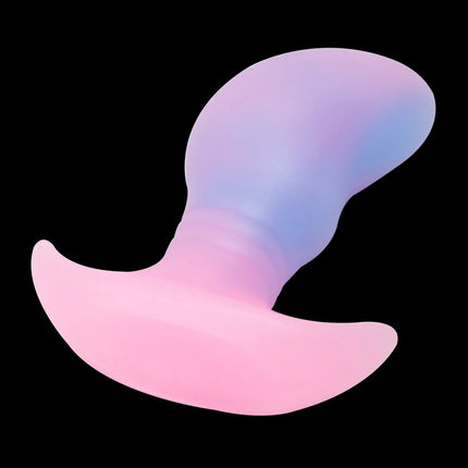 Glow in The Dark Colorful Silicone Buttocks Butt Plug Soft Women's Gay Men Prostate Massager