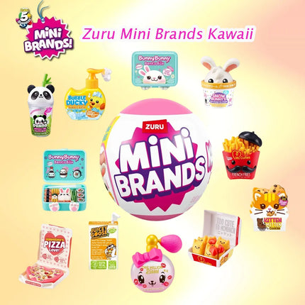 Zuru Foodie Series Mini Brands Fill The Fridge Refrigerator Masterchef Kawaii Mega Gross Blind Box Play House Toy Decor Gift
