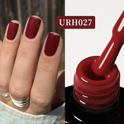 UR SUGAR 7ml Pink Nude Natural Rubber Base Gel Nail Polish Semi Permanent Chrome Sequins Soak Off Construction UV Gel Varnish