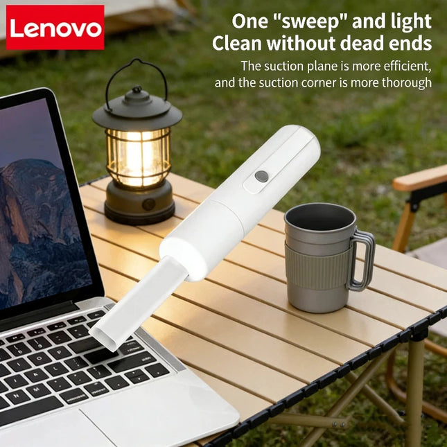 Lenovo 90000Pa Wireless Car Vacuum Cleaner USB Charging 1200mAh Portable Cleaning Appliance Wet and Dry Vacuum Cleaner Household