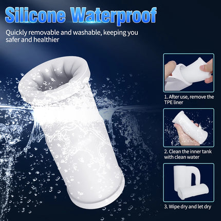 Wholesale Adult Electric Male Masturbator with Strong Sucking Revolving Vibrating Features for Men