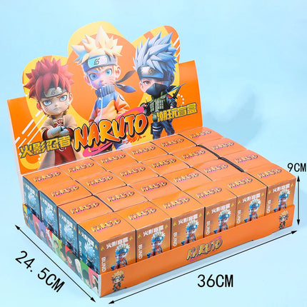 Naruto Blind Box Random Character Anime Mystery Figure Set Q Version Mini Collectible Toys for Kids Desktop Decor Gifts