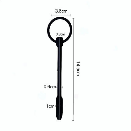 Hollow Silicone Urethral Plug Sound For Prostate Massage And Urethra Dilation As Mens Masturbator With Urethral Stimulator