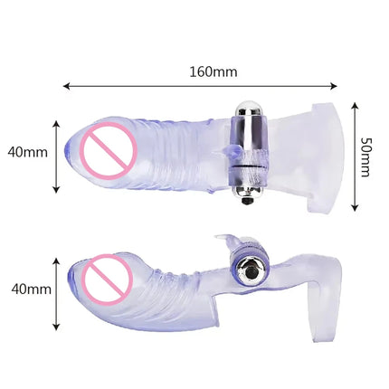 Sex Toys Silicone Finger Sleeve Vibrator G Spot Massager Vibrating Dildo Flirting Vagina Adult Women Hot Erotic Couples Sex Shop