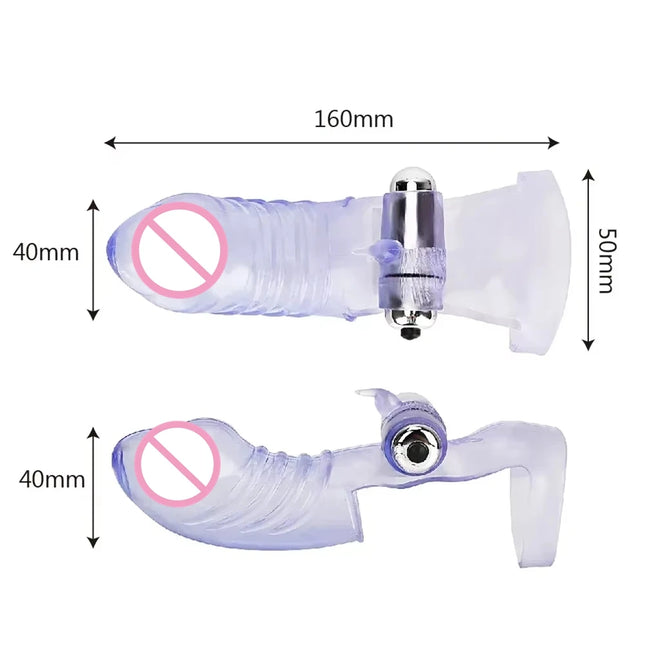 Sex Toys Silicone Finger Sleeve Vibrator G Spot Massager Vibrating Dildo Flirting Vagina Adult Women Hot Erotic Couples Sex Shop