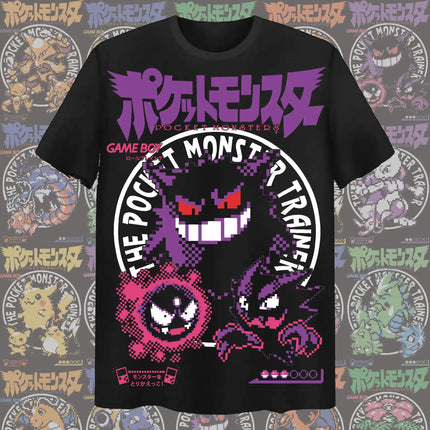 Anime Pokémon Kyogre T-shirt Men Women New Summer Cotton Y2K Clothing Fashion Casual Oversized Short Sleeve Tops Streetwear