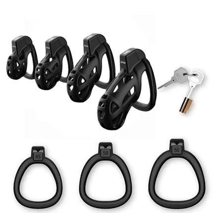 CB Cock Cage Penis Urethra Lock Male Chastity Cage Sex Toys Beginner Flat Chastity Cage Cock Cage Penis Rings