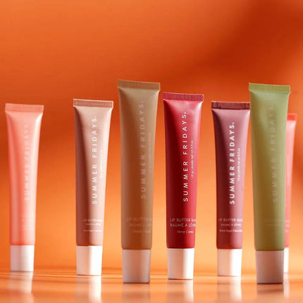 Summer Fridays Lip Balm Lipstick Moisturizing Glossy Smooth Soft Lips Cosmetics Sugar Vanilla Beige Sweet Mint Makeup Lip Care