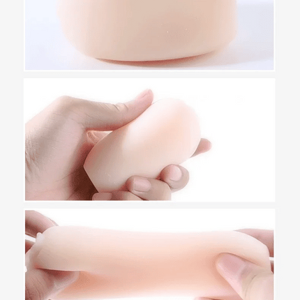 Egg Portable Stimulator Penis Massager Soft Rubber Adult Sex Toys for Men Realistic Vagina Pocket Pussy Mini Cups Masturbator