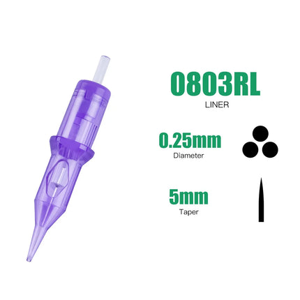 Mast PRO Tattoo Cartridge Needles SMP Art Makeup Needle 1RL 3RL Round Liner Permanent Makeup for Eyeliner Lip Tattoo Supplies