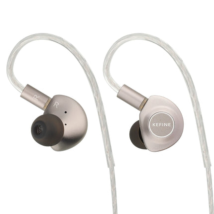 Kefine X ANGELEARS Delci AE 10mm DLC+PU Diaphragm Dynamic Driver IEMs Hi-Fi I n-ear Earphone with Two Tuning Style