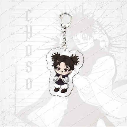 JJK nime Figure Choso Keychain Bag Charms Accessories Choso Chibi Acrylic  Keyrings Pendant Fans Friends Gifts
