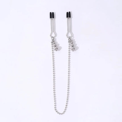 Gourd Pendant Nipple Clips Beaded Chain Clitoral Clamps Stainless Steel Material SM Fetish Sexy Accessories Fetishism Sex Toys