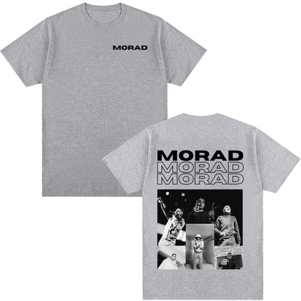 Rapper Morad MDLR Album Merch T Shirt Men women Clothing Casual  T-shirt Fashion Hip Hop Short Sleeve T-shirts Streetwear