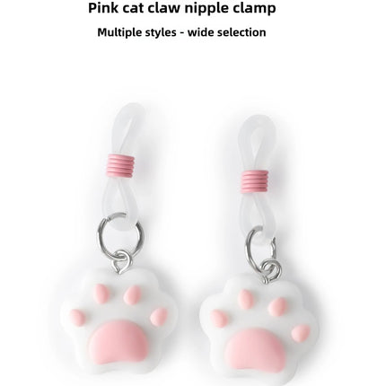 1Pair Women Silicone Nipple Clamps SM Toy Adult Sex Chest Bell Clitoris Stimulation Small Bell Clips Sex Toys Breast Stimulator