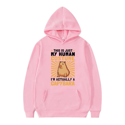 Funny Animals Capybara Print Hoodies Men Women Cartoon Hooded Sweatshirt Harajuku Student Hoodie Casual Streetwear Tracksuits