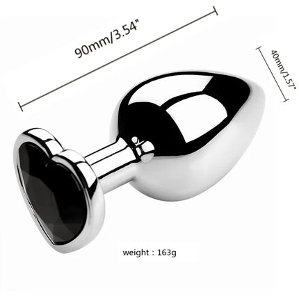 S/M/L Anal Plug Metal Adult Sex Toys For Women Men Crystal Erotic Bullet Butt Plug Stimulator Prostate Massager Intimate Goods