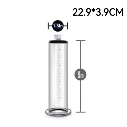 Vacuum Penis Enlargement Acrylic Penis Pump Accessories Device Masturbation Vacuum Pump Flange Pump Penis Cylinder Set Sex Toys