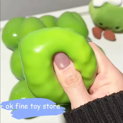 Mango Stress Ball Squishy Color-changing Mango Squeeze Ball ASMR Sensory ADHD Anti Stress Relief Fidget Toys for Kids & Adults