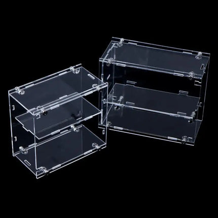 1/64 Model Cars Acrylic Display Case Fit For Mini Size MiniGT Tomica Assembled Dust Proof Box Cabinet Toy Vehicles