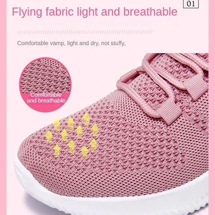 2025 Sports Running Shoes Women's Mesh Breathable Walking Women's Sports Shoes Comfortable and Fashionable Casual Sports Shoes