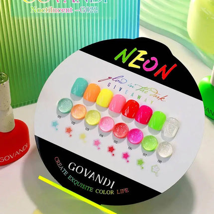High-end Cream Milk 6pcs Gel Nail Polish Set 15ml Soak Off UV LED Gel Varnishes With Free Color Card For Nail Salon Lacquer 15ml