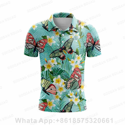 Summer Kids Golf Polo Shirts Outdoor Sports Polo Shirt Short Sleeve Quick Dry Team T-shirt Boys Breathable Golf T-shirt Clothing