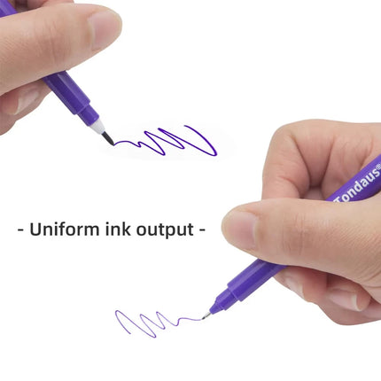 2/6Pcs Skin Marker Pen Tattoo Pens Professional Eyelash Extension Set For Lip Tattoo Eyebrow Piercing Scribe Surgical Skin Tool