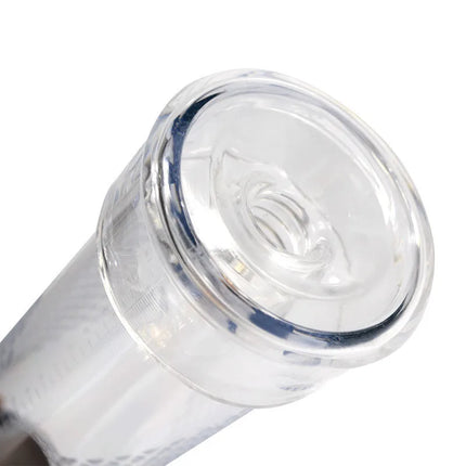 Silicone Sleeve Penis Pump Cylinder Ring Penis Extender Trainer Accessories Penis Erection Enlarger Exerciser Sex Toys For Men