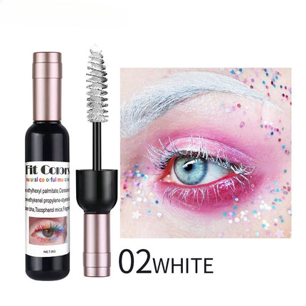 6 Colors Mascara Waterproof Extra Volume Free Shipping Korean Cosmetics Makeup Products Blue White Brown Waterproof Mascara