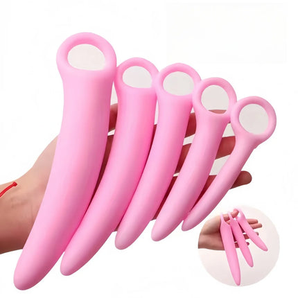 Dual-use Anal Plug Silicone Vaginal Muscle Training Dilator Anal Butt Plug vaginal plug Female vaginal spasm male Masturbation
