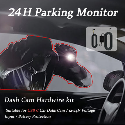 WIFI Car Dash Cam 4 Channel Black Box Driving Camera FHD 1080P Front Left Right Rear Night Vision Loop Recording Hardwire kit