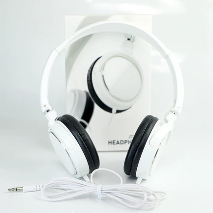 Universal 3.5mm Wired Computer Headphone Foldable Portable Music Gaming Headset Noise Canceling Sports Earphone Stereo Headset