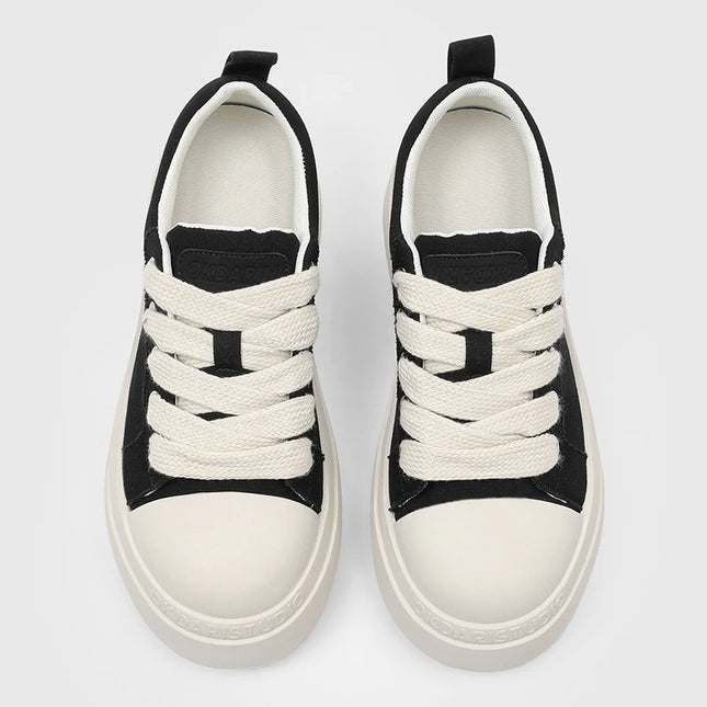 Soft Sole Lace-up Canvas Shoes Outdoor Man Sneakers Hot Sale Mens Casual Shoes Leisure Walk Vulcanize Shoes Skateboard Footwear