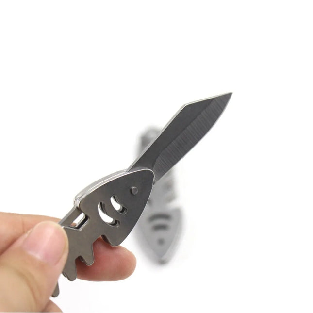 Portable Tactical Knife Knife Keychain Edc Tool for Utility Adventure Survival