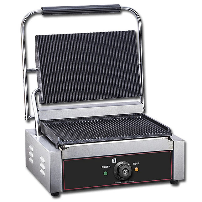 Electric Hot Press Grill Dual-Sided Heating Commercial-Grade Electric Steak Grill Triple-Sided Sandwich Toaster Electric Heating