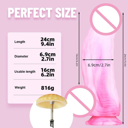 Sex Machine Sav Elastic Contraction Adapter for V-U-LOCK Attachments Dildo Saber Jigsaw Reciprocating Saw A Large Animal Dildo