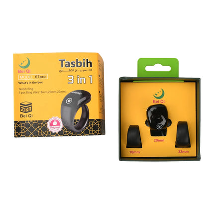 S7Pro Bluetooth Electronic Counter APP Control Monitor Smart Tasbih Tally Finger Counter Muslims Tasbeeh Zikr Ring