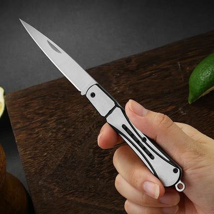 Outdoor knife Fruit knives camping high quality profesional，Multifunctional portable switch blade fruit knife