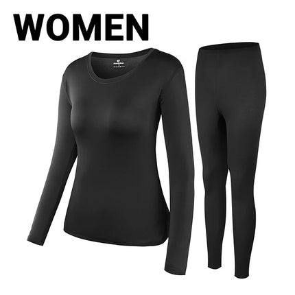 HEROBIKER Men's Fleece Lined Thermal Underwear Set Motorcycle Skiing Base Layer Winter Warm Long Johns Shirts & Tops Bottom Suit