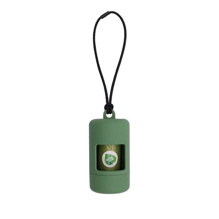 Pet Garbage Bag Dispenser Solid Color Dog Poop Bags Carrier for Dog Walking