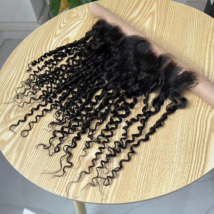Pixie Curly Closure 5x5 HD Lace Closure Only 13x4 Lace Frontal Human Hair Pre plucked invisible Lace 4x4 Real HD Lace Melt Skin