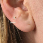 3MM (Gold) 1pair