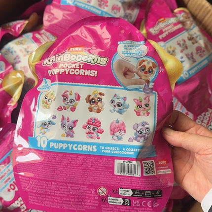 Genuine Zuru Dog Planet Fourth Generation Rainbocorns Unicorn Surprise Magic Blind Pouch Cute Plush Doll Toys For Gift